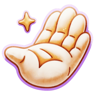 Palm Reading: What Your Hand Lines and Mounts Reveal sticker